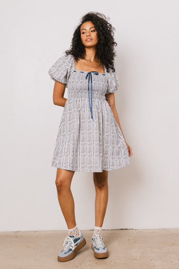 ABOVE THE KNEE FLORAL DRESS