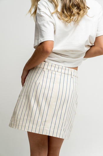  Striped Mini Skirt