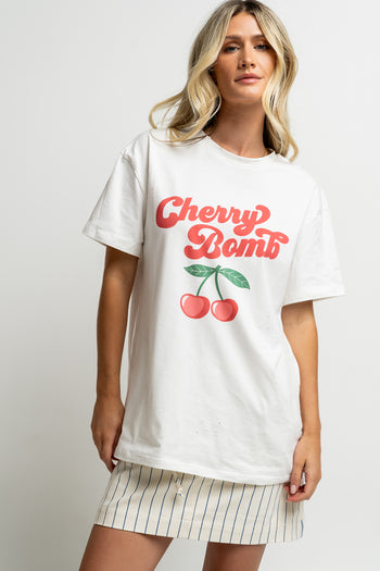 Cherry Bomb Graphic Tee - FINAL SALE