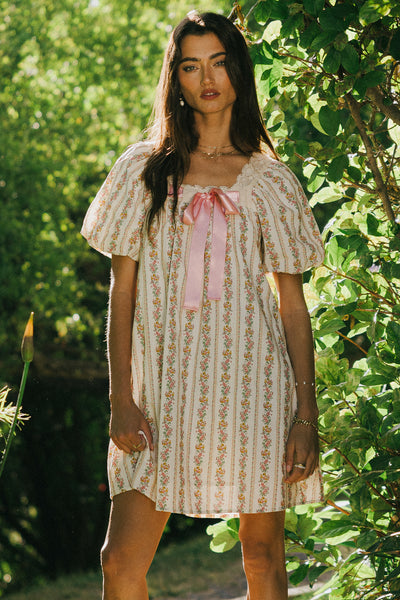babydoll boho mini dress let me be Greta Floral Whether you’re planning a