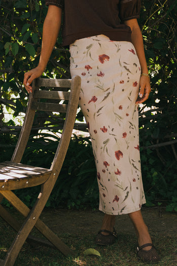 Floral Maxi Skirt