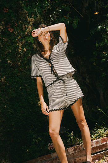 short Scalloped Shorts