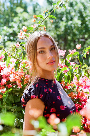 Ellianna Floral Maxi Dress in Black