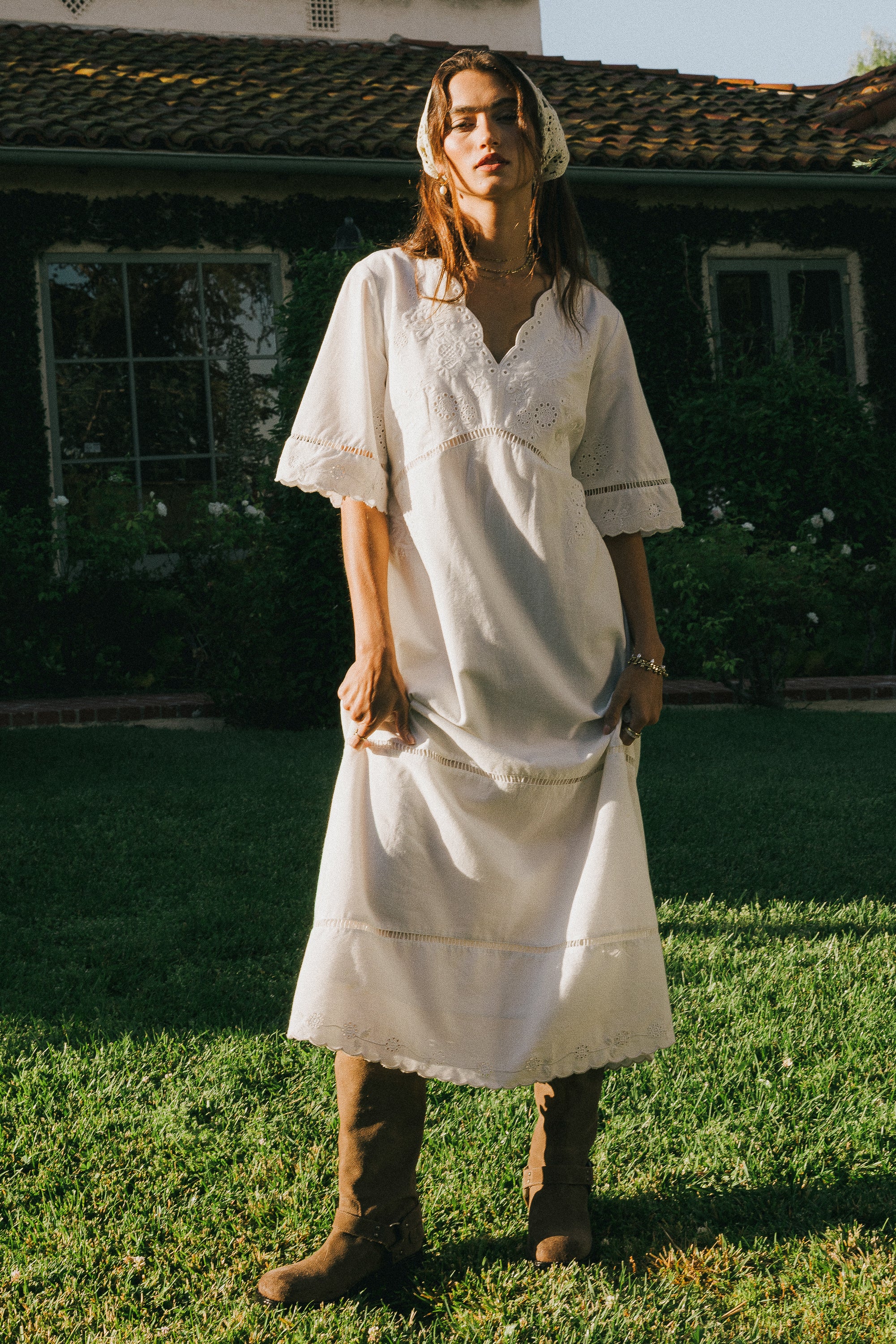 Paulina Embroidered Maxi Dress - FINAL SALE