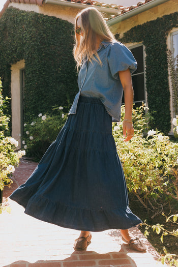 Tiered Maxi Skirt