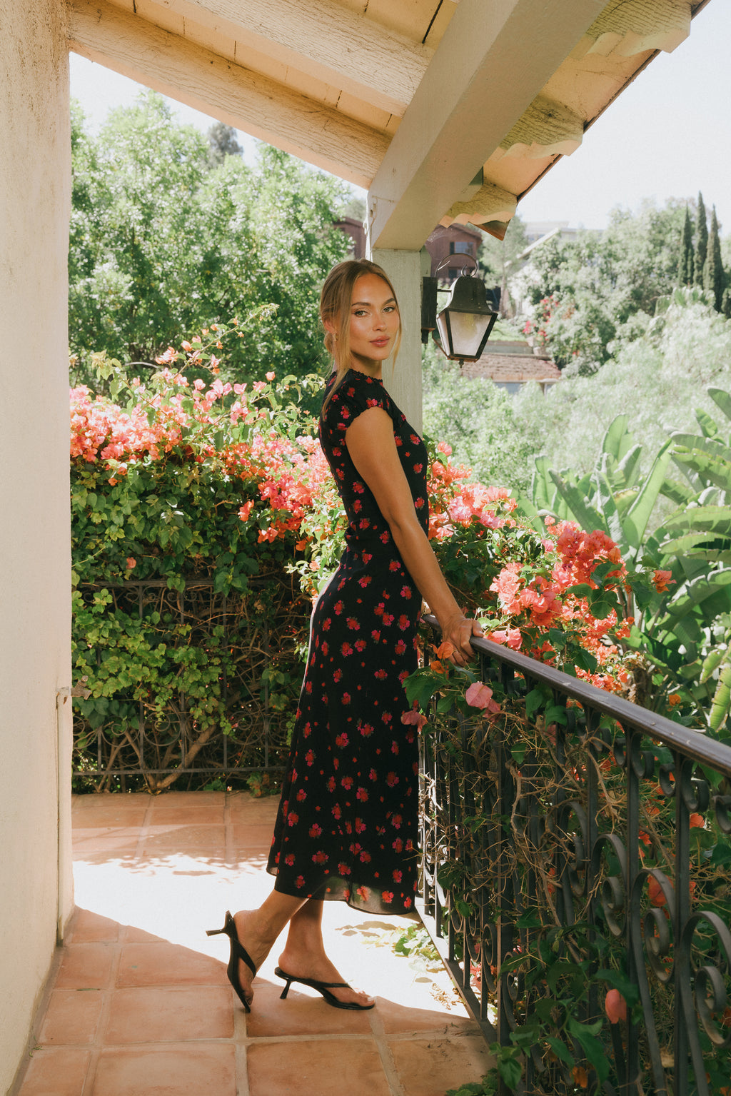 Ellianna Floral Maxi Dress in Black Ellianna Floral Maxi Dress in Black