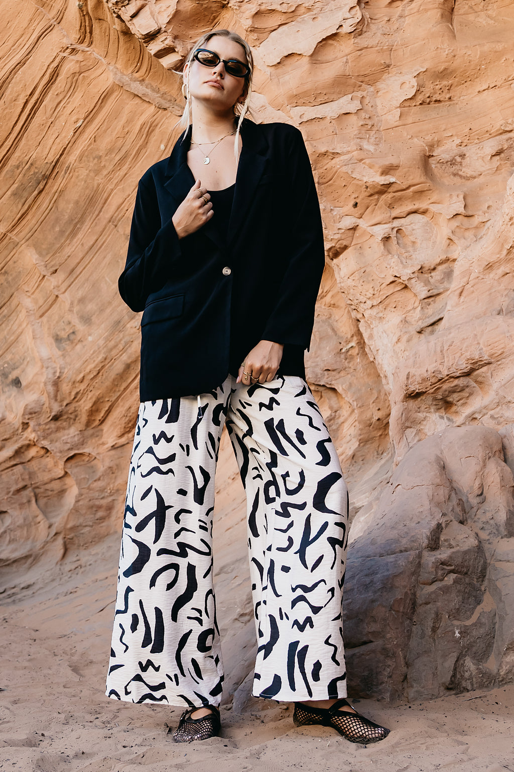 Crystal Blazer in Black - FINAL SALE