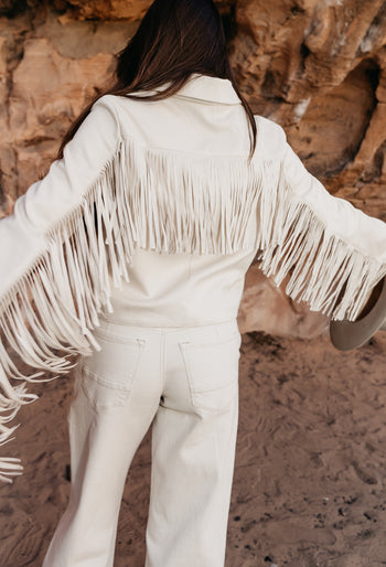fringe detailed  jacket 