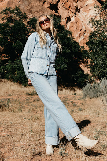 Marcia Cuffed Baggy Jeans