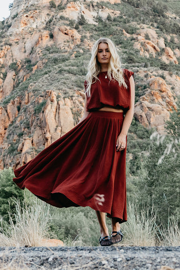 Dani Bubble Blouse - FINAL SALE