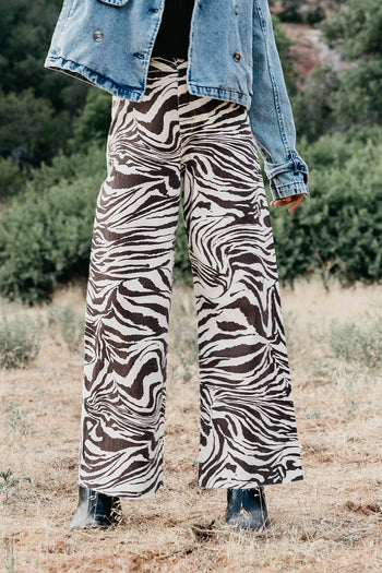 ZEBRA PRINTED PANTS