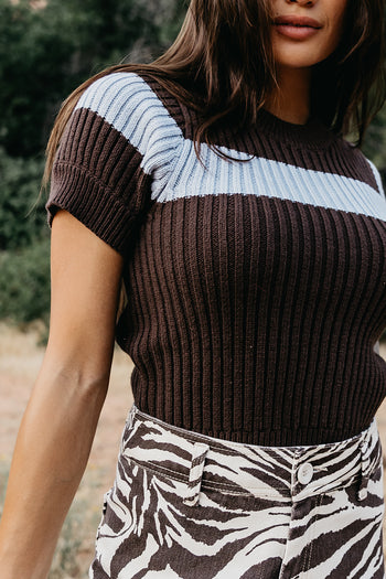 light blue strip over the chest 