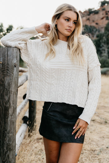 Scout Cable Knit Sweater - FINAL SALE
