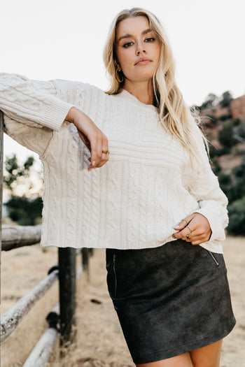 Scout Cable Knit Sweater - FINAL SALE