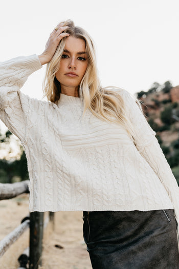 Scout Cable Knit Sweater - FINAL SALE