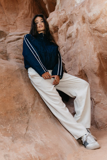 Striped Wide Leg Pants