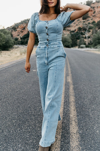 Mazie Denim Jumpsuit