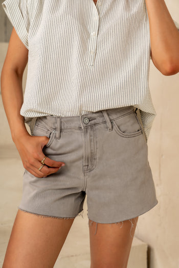 Flora Denim Shorts