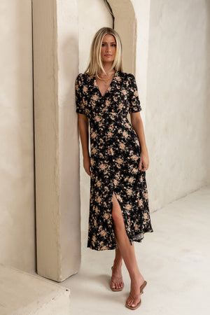 Jolie Floral Midi Dress - FINAL SALE