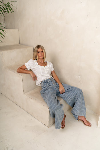  Button Front Blouse 