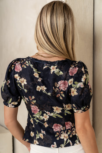 floral printed top 
