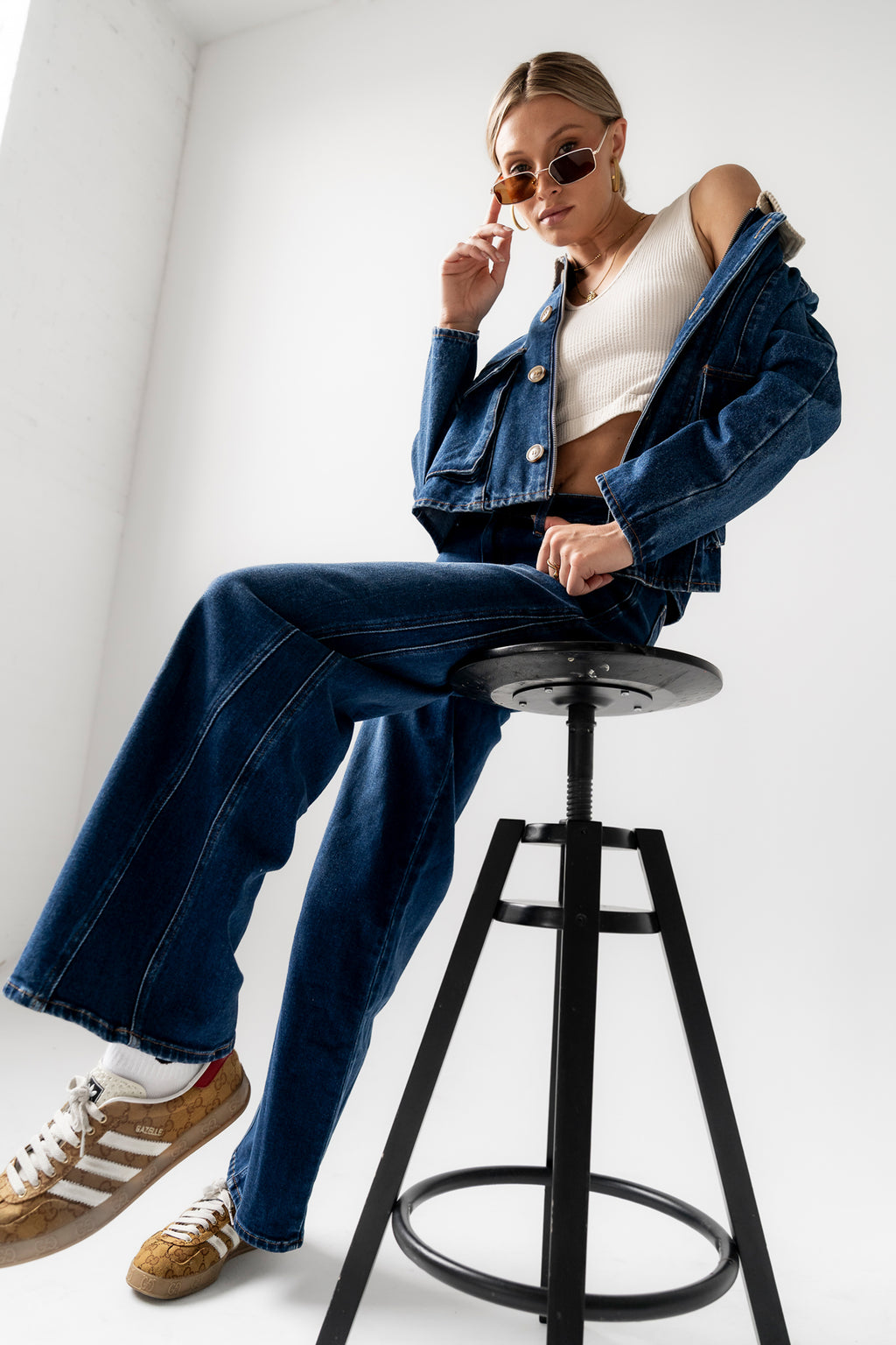 WIDER DOWN THE SEAM OF PANTS