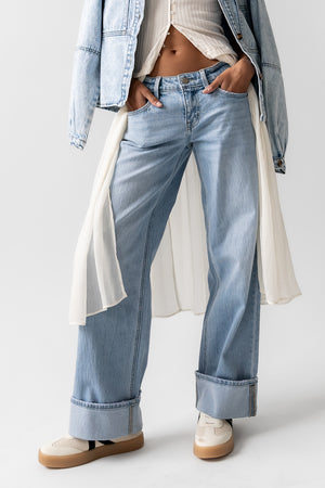 Marcia Cuffed Baggy Jeans