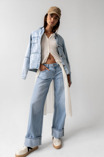 long sleeve denim jacket 