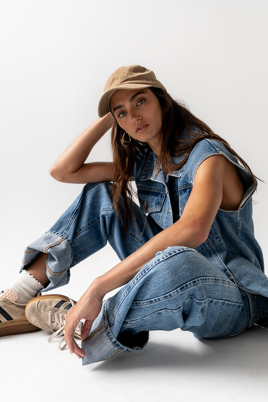 Taylor Denim Vest in Medium Wash - FINAL SALE