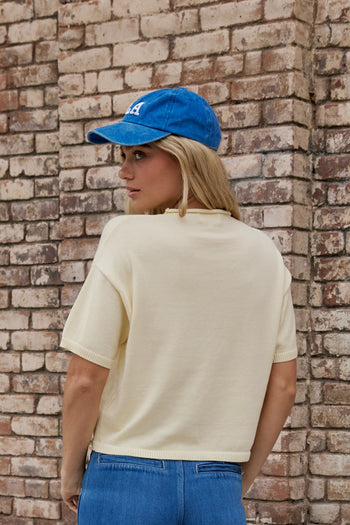 LIGHT YELLOW TOP