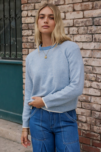 TINY STRIPES IN BLUE 