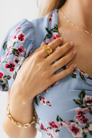 Thea Textured Ring