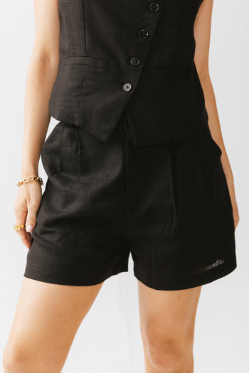 Pleated Shorts