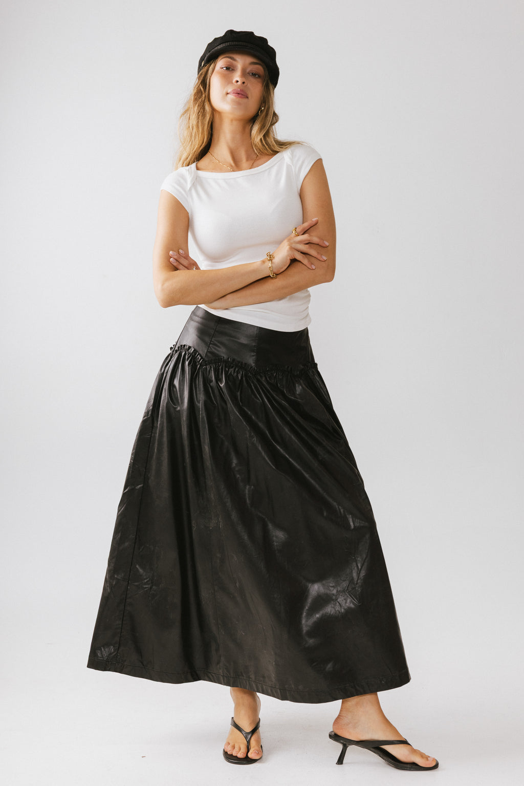 Leather Maxi Skirt
