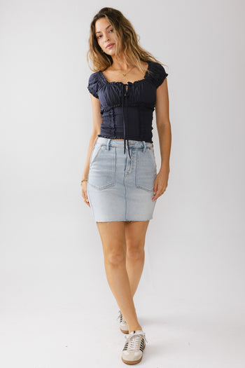 Denim Mini Skirt