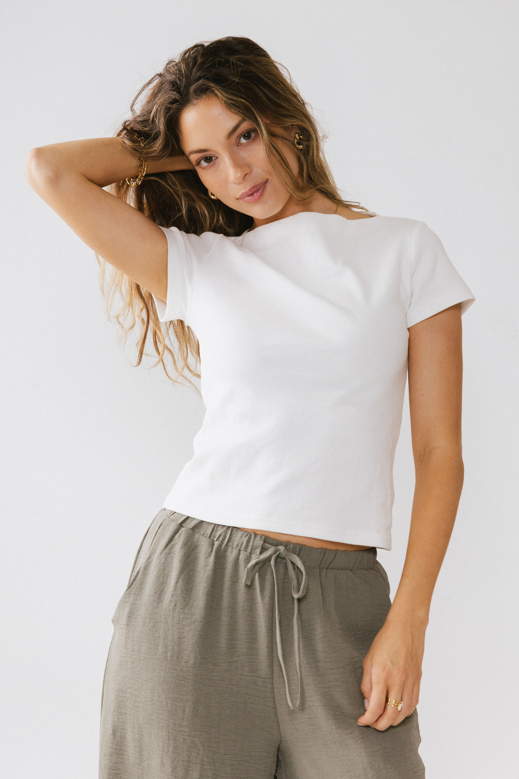 BOAT NECKLINE SHIRT