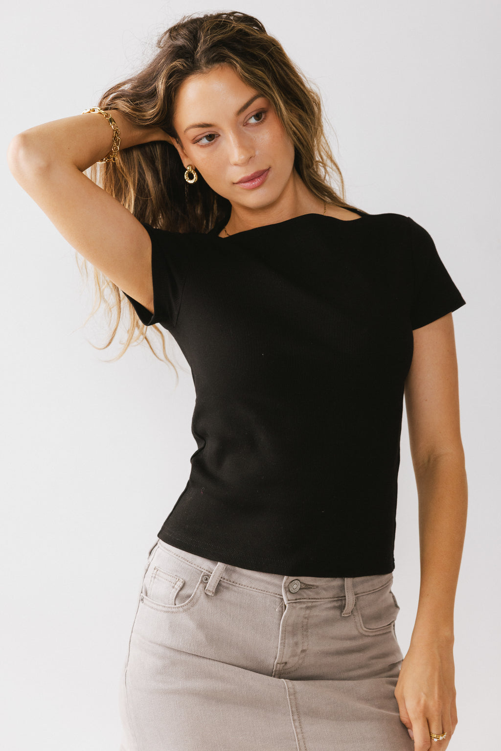 short sleeve black shirt 