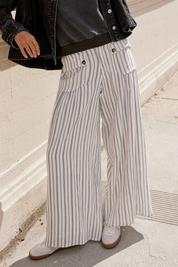 Wide Leg Pants in White