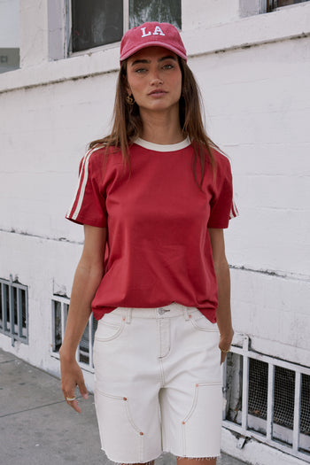 white Utility Shorts