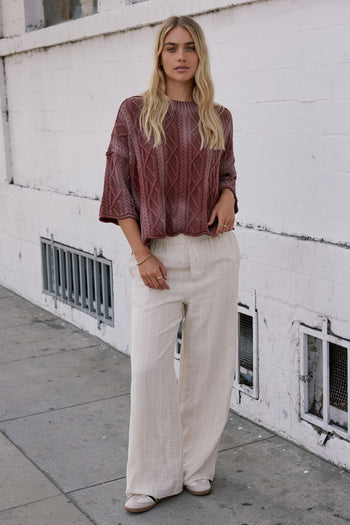 Cable Knit Sweater 