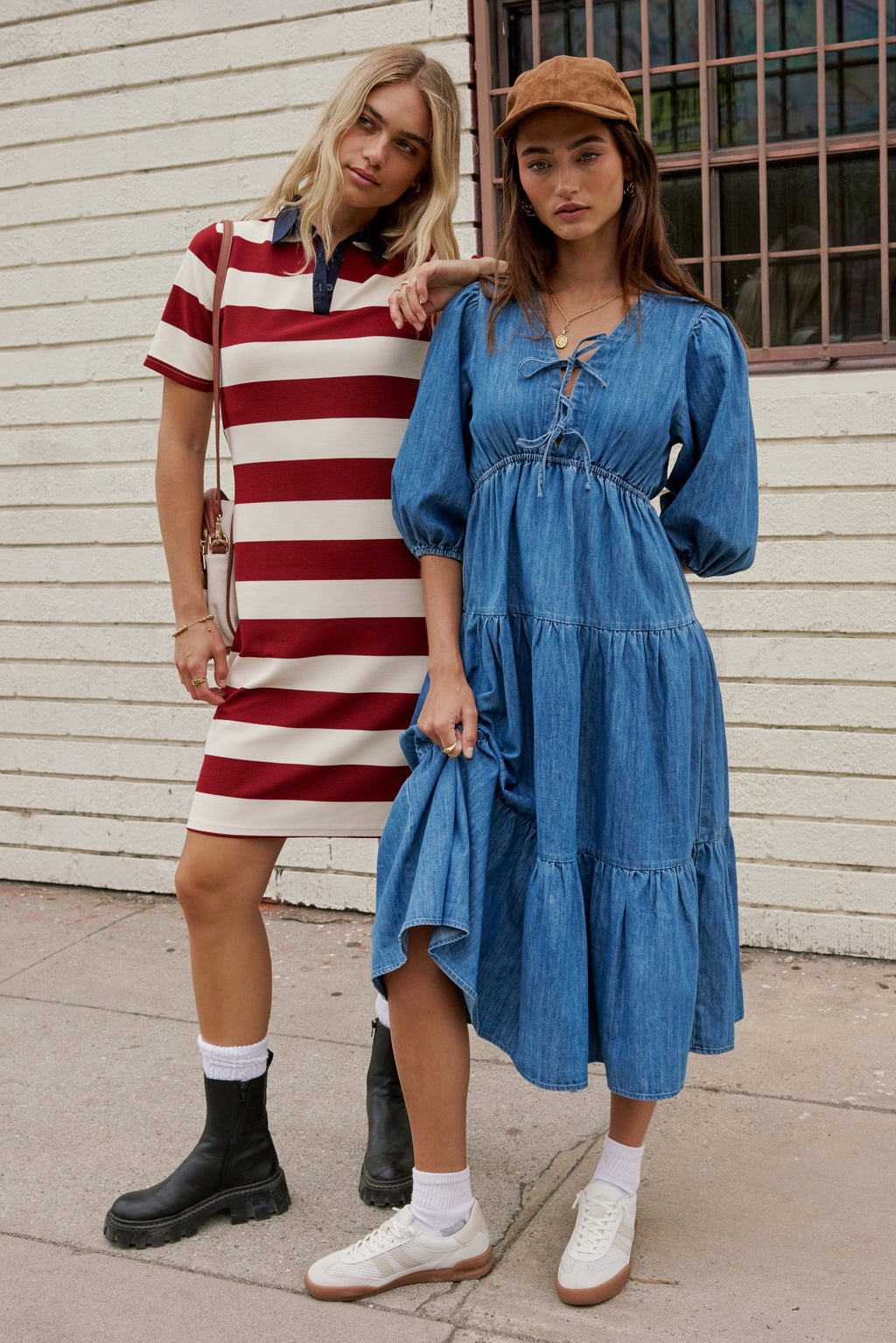 Nadia Midi Dress in Light Wash