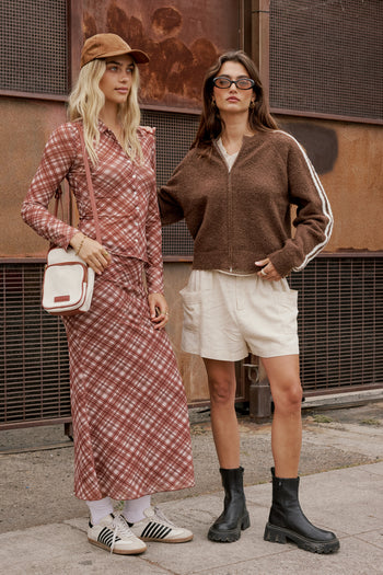 plaid skirt 