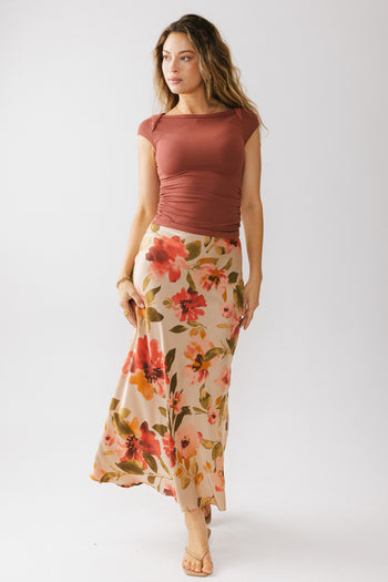 Addison Floral Maxi Skirt