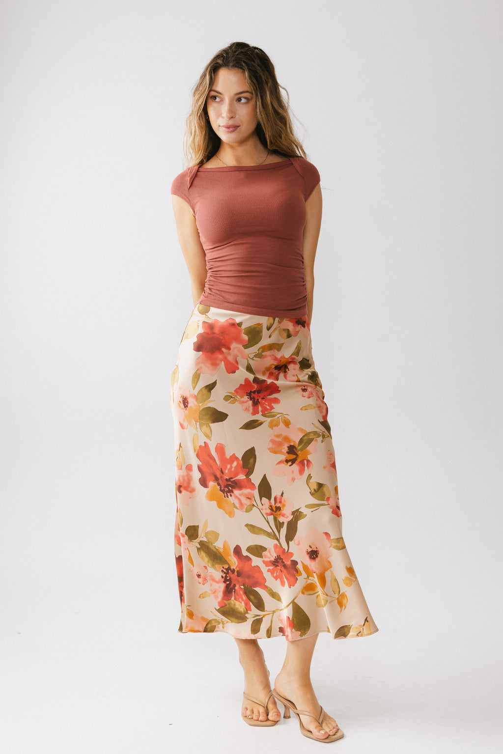 Addison Floral Maxi Skirt