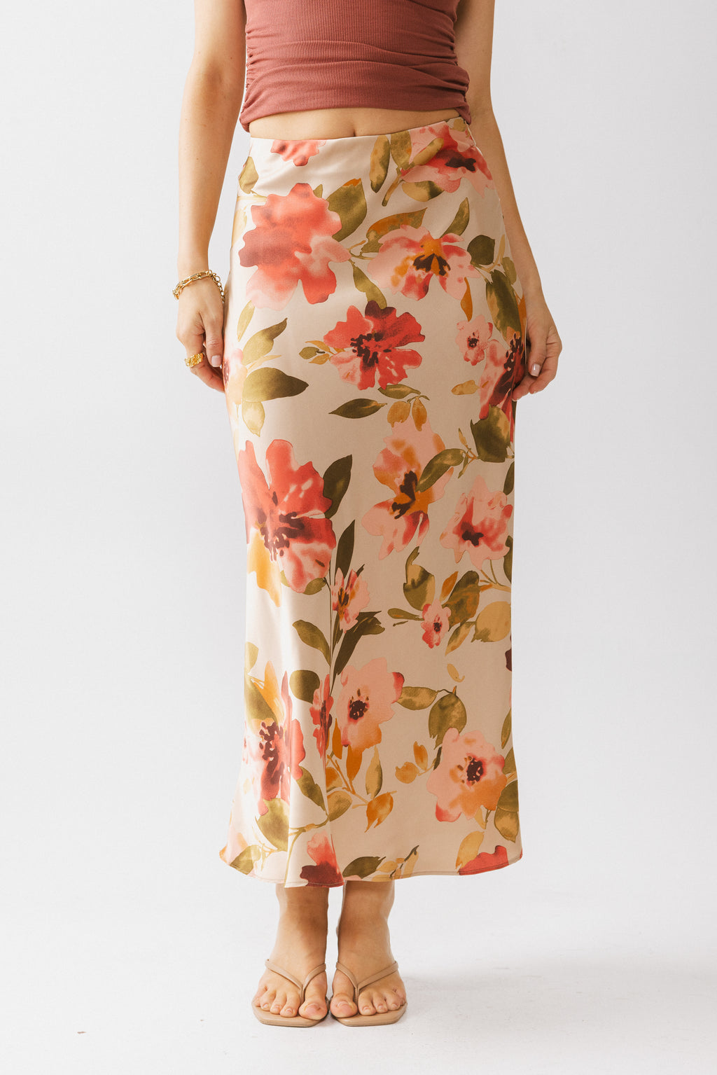 Addison Floral Maxi Skirt