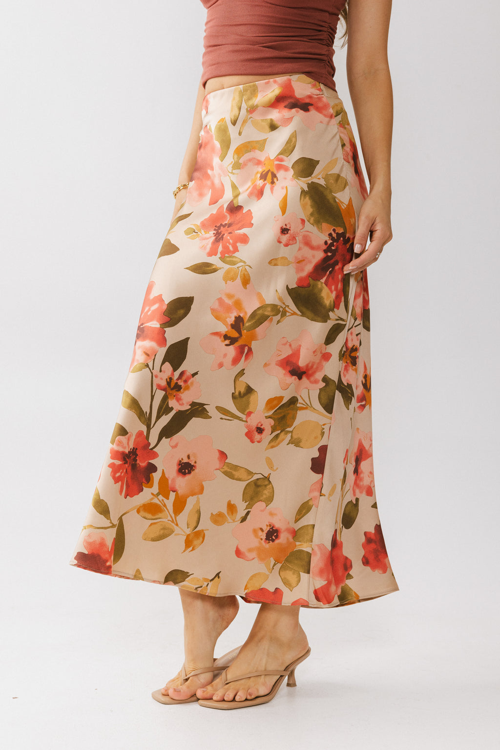 Addison Floral Maxi Skirt