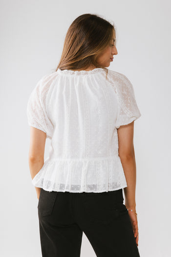 Melina Embroidered Blouse - FINAL SALE