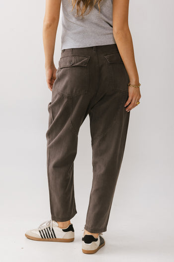 Rosie Tencel Loose Pants in Charcoal - FINAL SALE