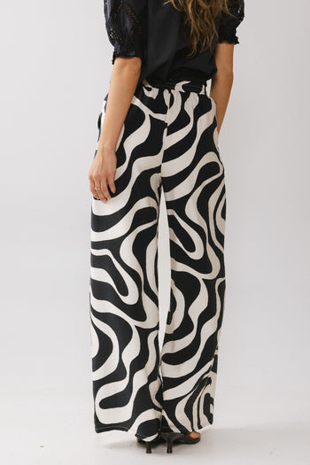 ABSTRACT PRINT PANTS
