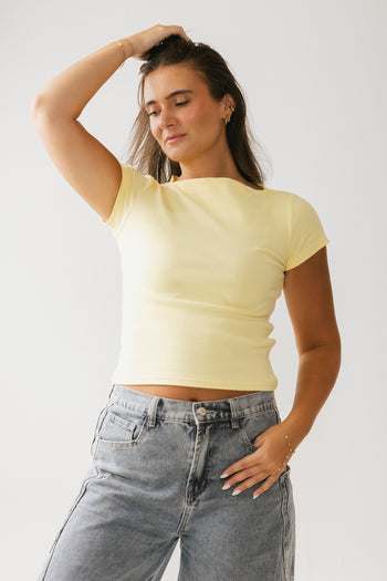 YELLOW BASIC SHIRT 